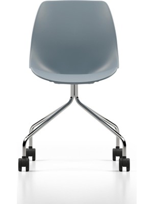 Surf Mobil Sandalye, Krom Ayak & Mavi