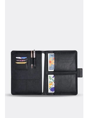 Morca Macbook Air Pro 13-14 Inç Organizer Evrak & Laptop & Tablet Çantası Crazy Siyah
