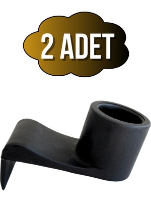 Yuvarlak Baza Büyük Yan Tutucu Yatak Stoperi Destek Elemanı Plastik(Siyah)