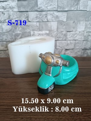 Motorsiklet Saksı Silikon Kalıp (S719)