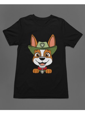 Bumeta Orman Kaşifi Tracker Paw Patrol Unisex Tişört T-Shirt
