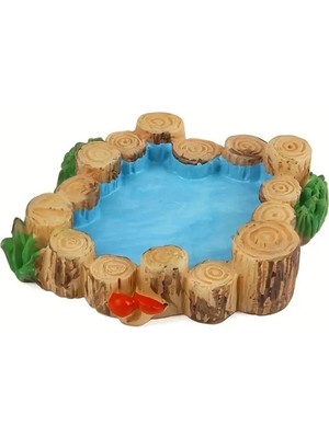 Mini Ahşap Havuz Silikon Kalıp (S778)