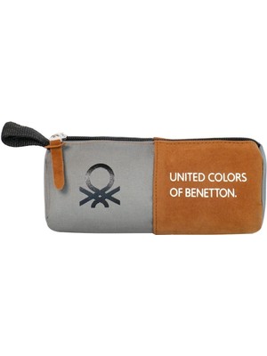 United Colors Of Benetton Erkek Çocuk Üçgen Kalemlik Gri Kahve