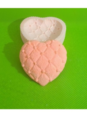 Noktalı Kalp Silikon Kalıp