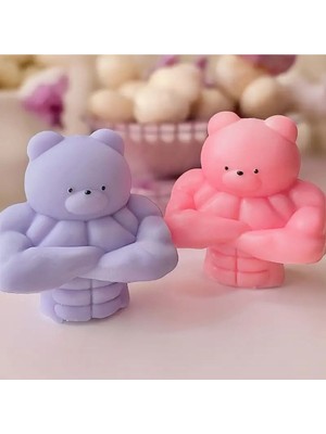 Kaslı Ayıcık Silikon Kalıp (S758)