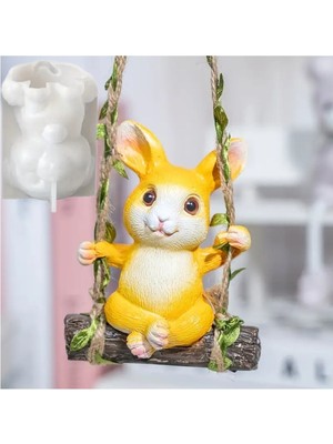 Sallanan Tavşan Silikon Kalıp (S905)