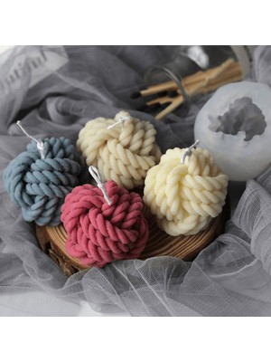 Düğüm Mum No:2 Silikon Kalıp (S742)