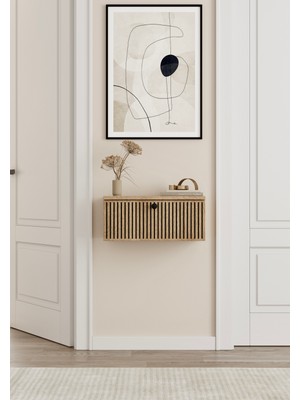 Enwood Mimosa Mdf Duvara Monte Kapaklı Dresuar (50 Cm)