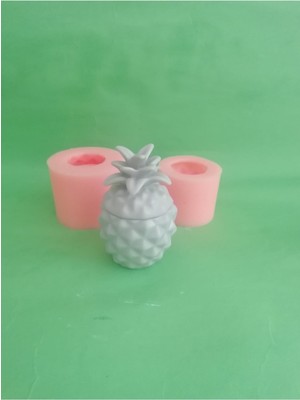 Kapaklı Ananas Silikon Kalıp
