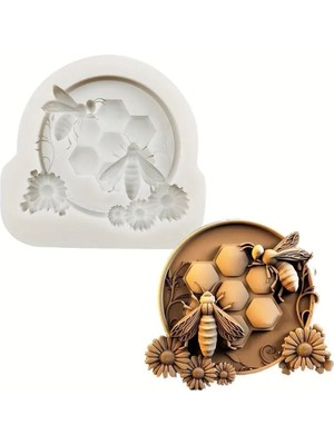 Arı Bal Petek Çiçeği Silikon Kalıp (S760)