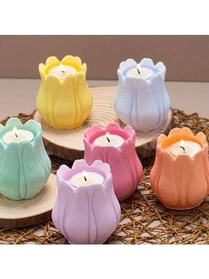 Lale Çiçeği Şeklinde Silikon Kalıp (S763)