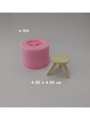 Ayaklı Saksı Altlığı (Küçük) Silikon Kalıp