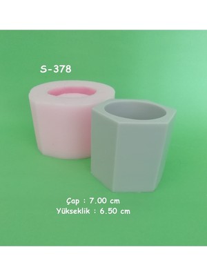 Altıgen Saksı Silikon Kalıp