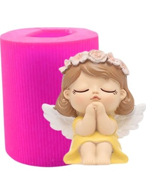 Melek Figürlü Kız No: 3 Silikon Kalıp