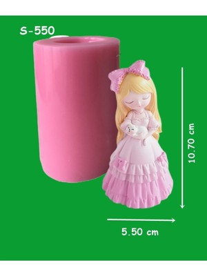 Prenses Kız Silikon Kalıp