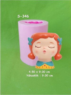 Tombul Kız Saksı Silikon Kalıp