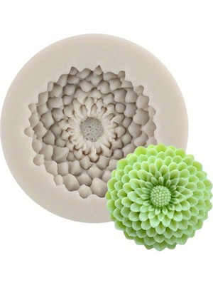 Küçük Krizantem Silikon Kalıp (S860)