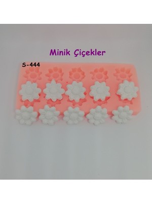 10 Lu Çiçek Silikon Kalıp