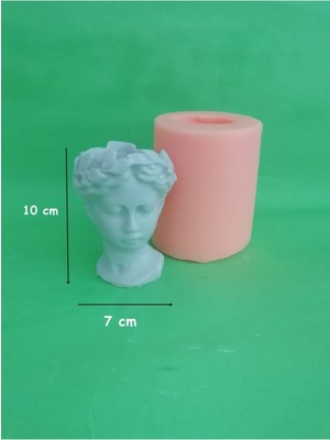 Helen Saksı  10 cm  Silikon Kalıp