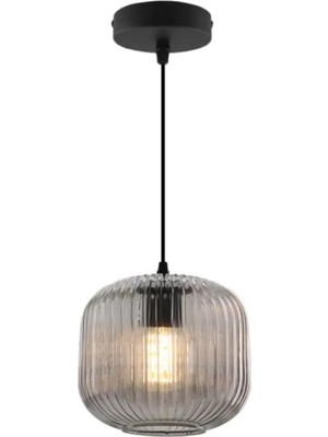 Mylights Rustik  Füme  Sarkıt Avize Bronz Askılı Spor Tekli Avize