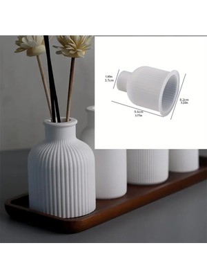Çizgili Vazo Silikon Kalıp (S815)