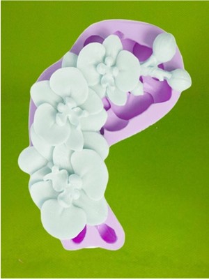 Orkide Çiçek Silikon Kalıp