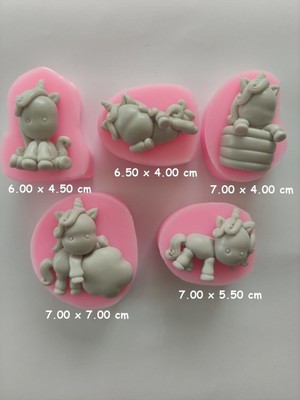 5'li Unicorn No:2 Silikon Kalıp