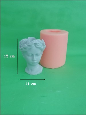 Helen Saksı (15 Cm) Silikon Kalıp