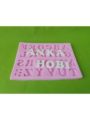 Alfabe Harf 2,5 cm Silikon Kalıp