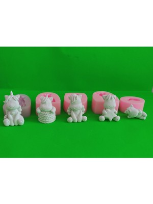 5 Li Unicorn Silikon Kalıp