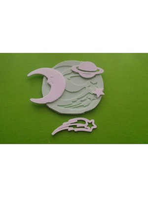 Ay Kayan Yıldız Silikon Kalıp