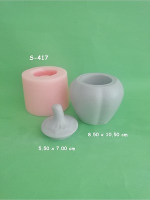 Dolmalık Biber Saksı Silikon Kalıp