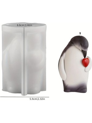 Penguen Mum Silikon Kalıp (S870)
