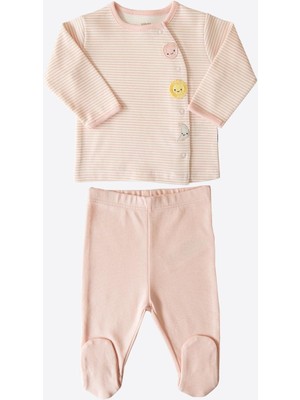 Organik New Dreams Line Planet 2'li Takım Pembe