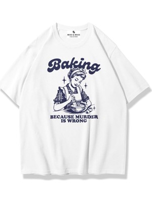 Unisex Oversize Baking T-Shirt