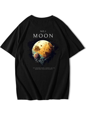 Oversize Unisex No1 Moon T-Shirt