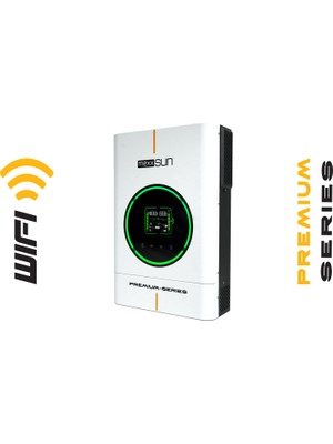 Mexxsun 24 V Volt 4000 W Watt 4 Kw Mppt Tam Akıllı Hibrit Dahili Wifi Inverter 220 Volt Çevirici Invertör
