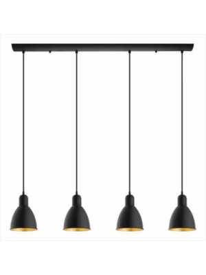 Mylights  Rustik Vintage Dörtlü Masa Üstü Sarkıt Avize 100 cm metal  sarkıt modern masaüstü mutfak adası tezgah  üstü otel kafe sarkıt avize modern mimari