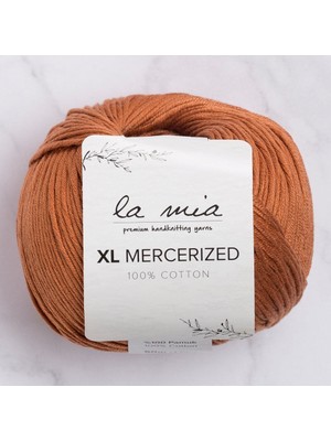 La Mia Xl Mercerized Kahverengi El Örgü Ipi - 211 - 33773