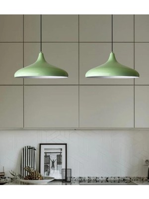 Mylights Mint yeşili metal ikili sarkıt kafe mutfak masaüstü salon otel tezgahüstü modern mimari mutfak adası