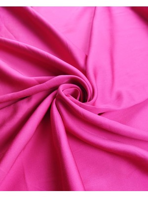 Şeker Pembe Renkte Pamuk Saten (En  125 cm x Boy  190 Cm)