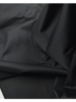 Telalı Siyah Renkte Gabardin (En  150 cm x Boy  195 Cm)
