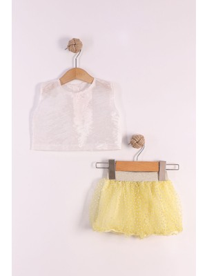 Arkası Düğmeli Bebek Crop