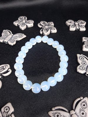 El Yapımı Opal Görünümlü Boncuklu Bileklik