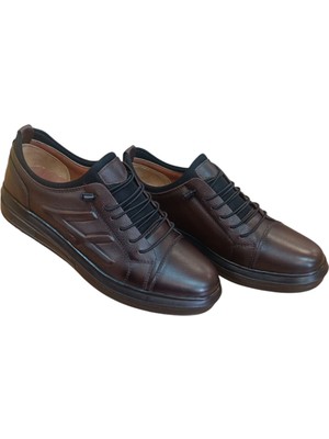 Oktay Kundura %100 Deri Ortopedik Günlük Sneaker Casual Erkek Ayakkabı Bms B405