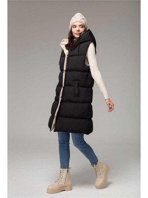 Kadın Çift Taraflı Giyilebilen Şişme Yelek