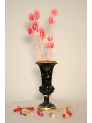 Kuru Çiçek Şoklanmış Limon Dikeni Vazo Çiçeği Dekoratif Arajman Çiçeği