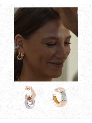 Serenay Küpe ve Earcuff Kıkırdak Küpe