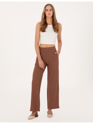 Pierre Cardin Kadın Kahverengi Loose Fit Eşofman Altı 50301425-VR029