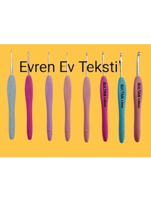 Evren Ev Tekstil Tekstıl Silikon Saplı Tığ Seti